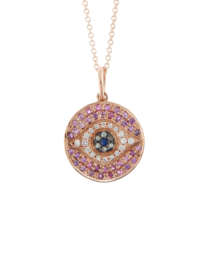 Little Dawn Blush Pendant - EVIL EYE - Ileana Makri