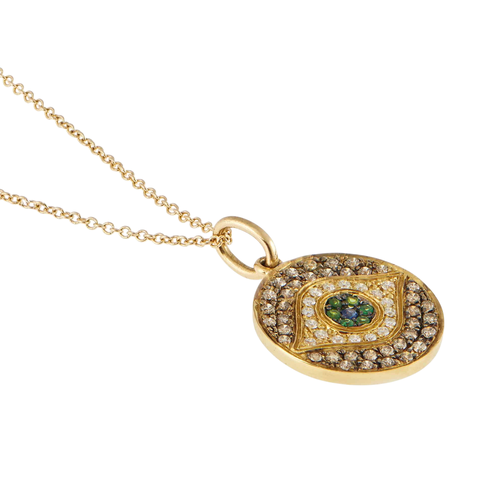 Little Dawn Champagne Glow Pendant - EVIL EYE - Ileana Makri