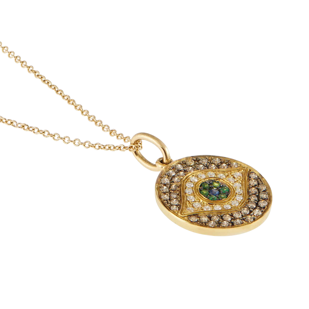 Little Dawn Champagne Glow Pendant - EVIL EYE - Ileana Makri