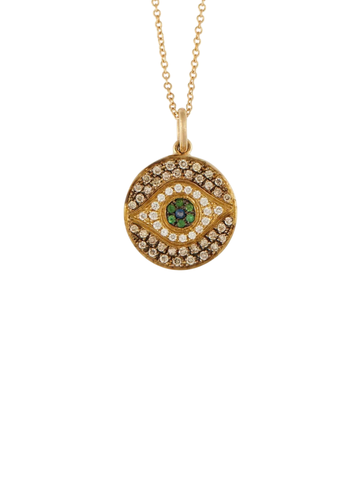 Little Dawn Champagne Glow Pendant - EVIL EYE - Ileana Makri