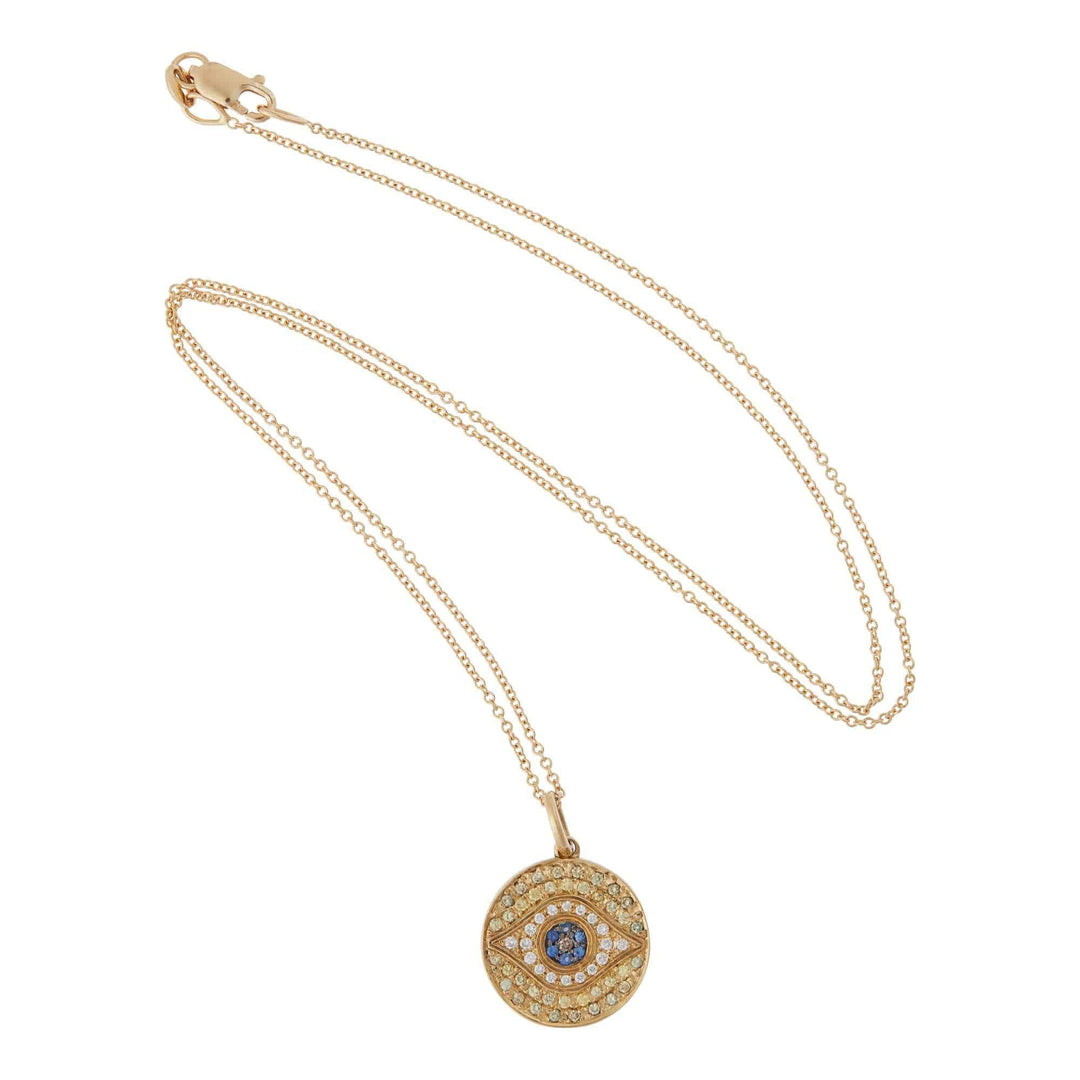 Little Dawn Golden Glow Pendant - EVIL EYE - Ileana Makri