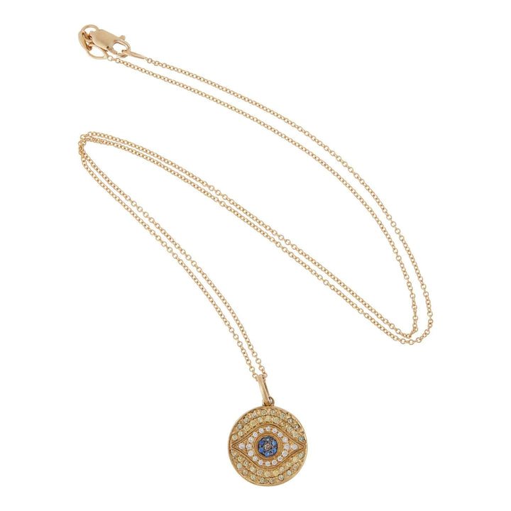 Little Dawn Golden Glow Pendant - EVIL EYE - Ileana Makri