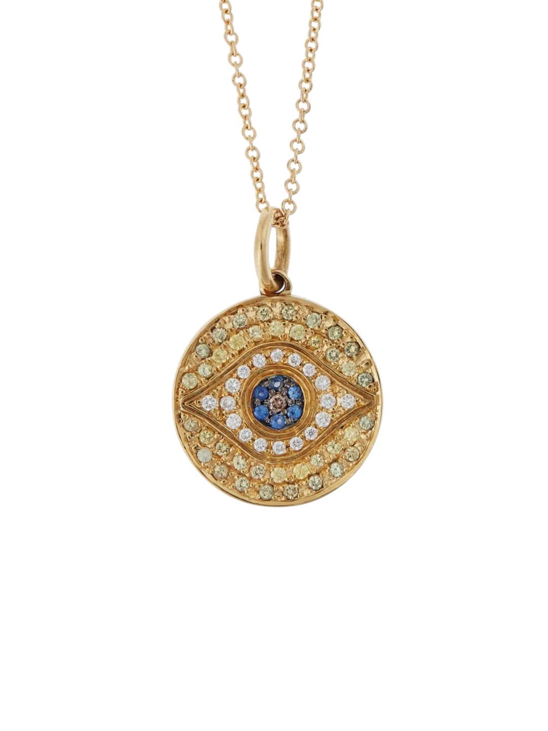 Little Dawn Golden Glow Pendant - EVIL EYE - Ileana Makri
