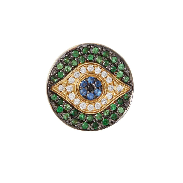Little Dawn Green Studs - EVIL EYE - Ileana Makri