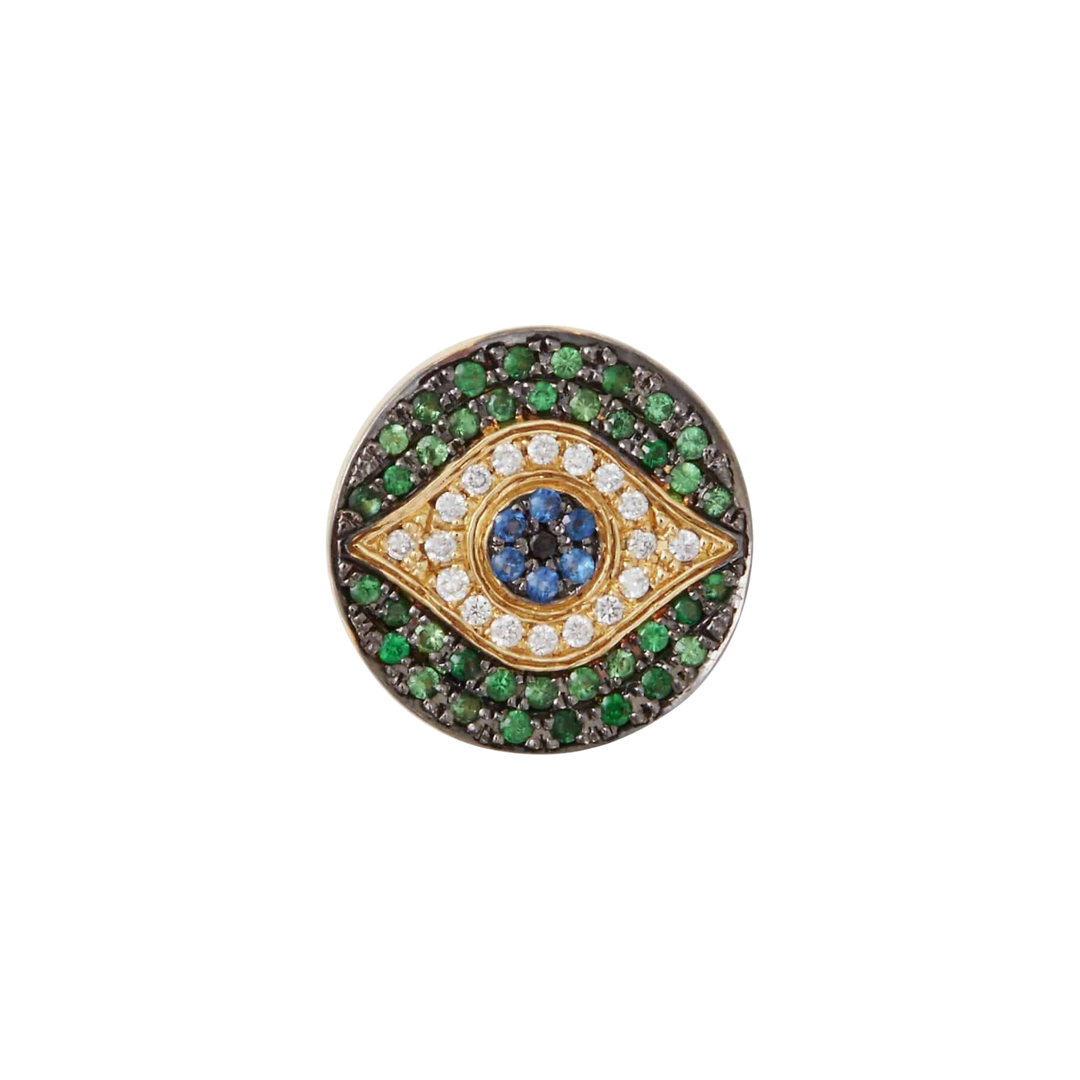 Little Dawn Green Studs - EVIL EYE - Ileana Makri