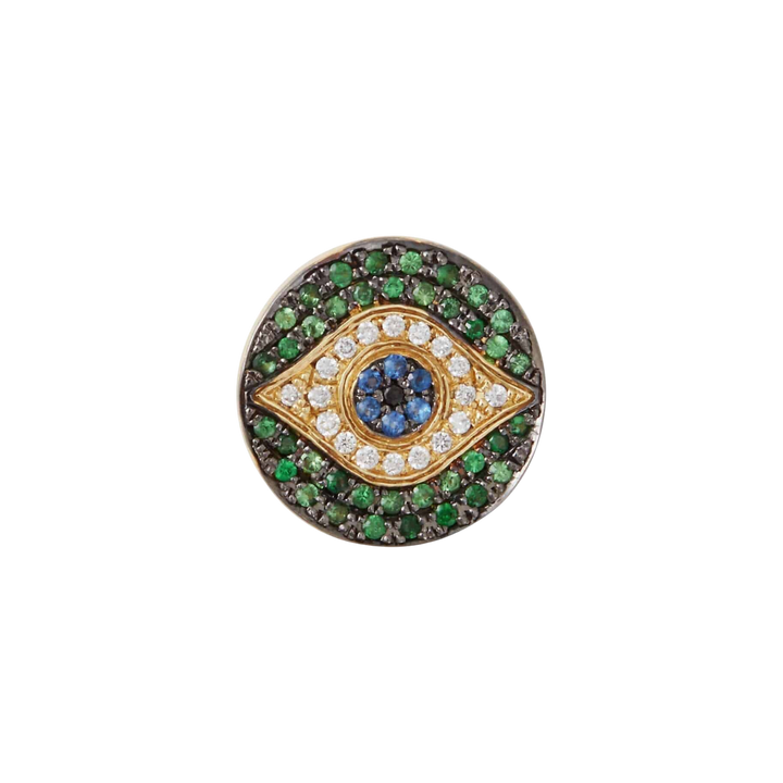 Little Dawn Green Studs - EVIL EYE - Ileana Makri