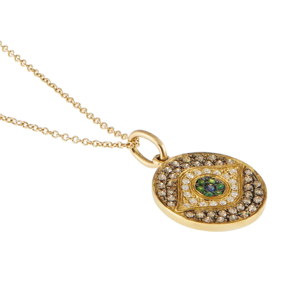 Little Dawn Pendant Y-OXS-CHD-D-TS-BS-S - EVIL EYE - Ileana Makri store