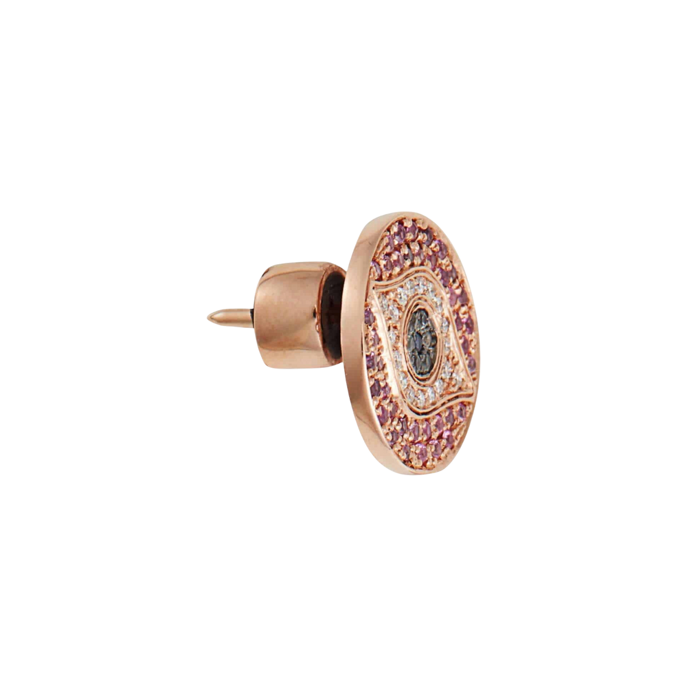 Little Dawn Pink Studs - EVIL EYE - Ileana Makri