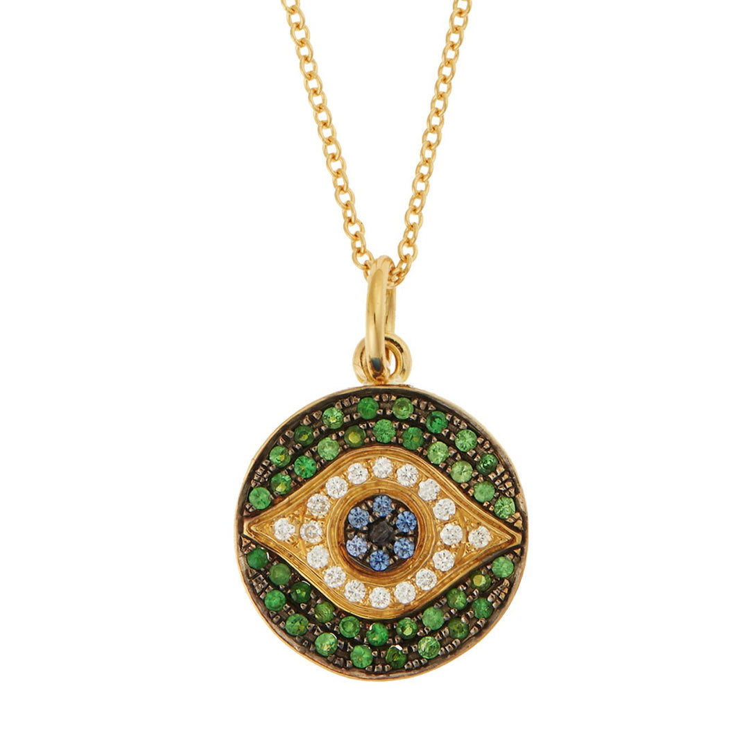 Little Dawn Verdant Eye Pendant - EVIL EYE - Ileana Makri