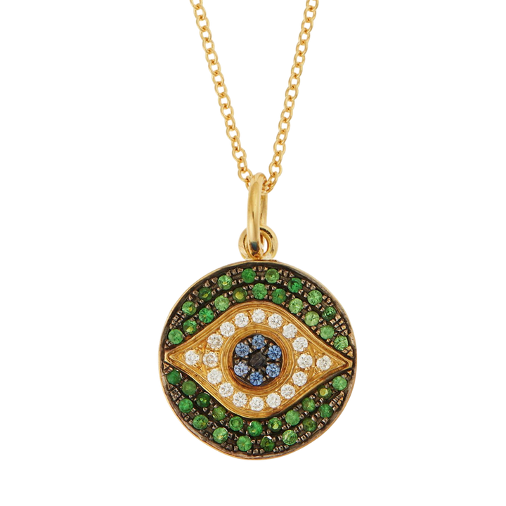 Little Dawn Verdant Eye Pendant - EVIL EYE - Ileana Makri