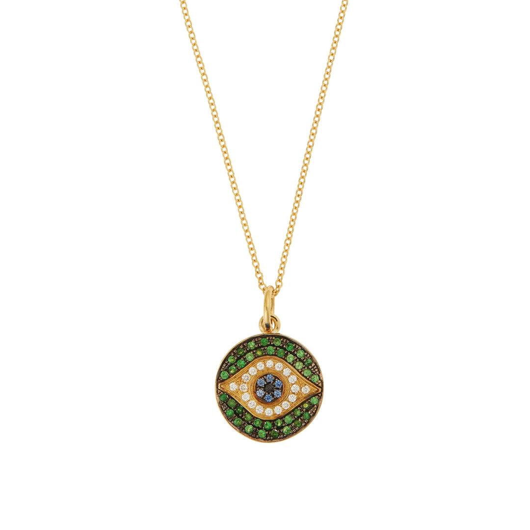 Little Dawn Verdant Eye Pendant - EVIL EYE - Ileana Makri