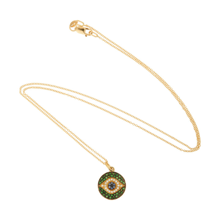Little Dawn Verdant Eye Pendant - EVIL EYE - Ileana Makri