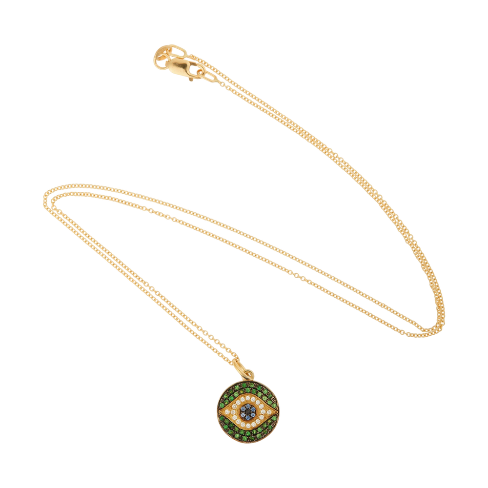 Little Dawn Verdant Eye Pendant - EVIL EYE - Ileana Makri