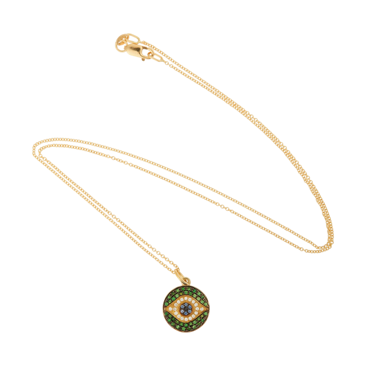 Little Dawn Verdant Eye Pendant - EVIL EYE - Ileana Makri