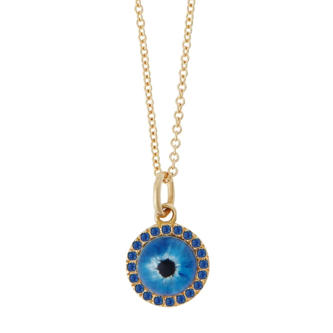 Little Deep Blue Evil Eye Y - BS - QTZ - Ileana Makri - Ileana Makri