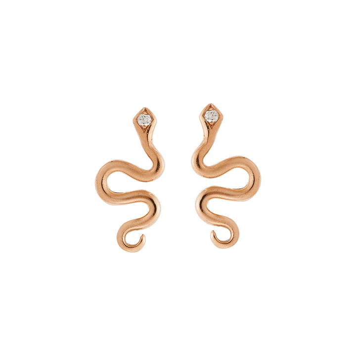 Little Gold Snake Stud D - SNAKES - Ileana Makri
