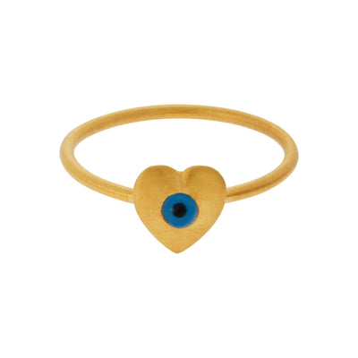 Little Love Eye Ring - Eye M Hearts - Ileana Makri store
