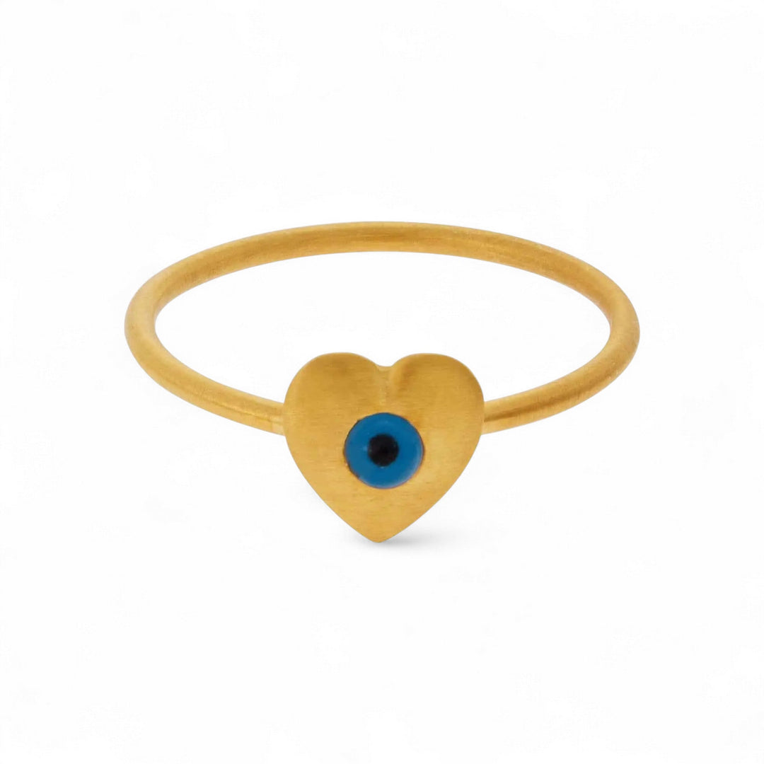 Little Love Eye Ring - Eye M Hearts - Ileana Makri