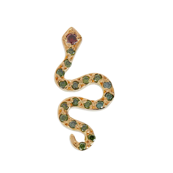 Little Snake Stud Y - Green D - Bur D - SNAKES - Ileana Makri