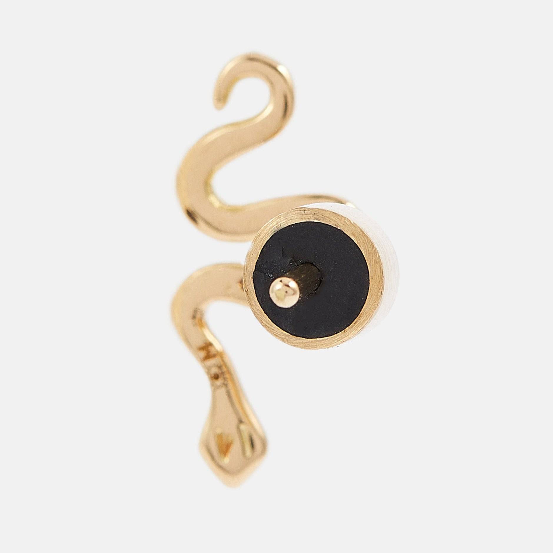 Little Snake Stud Y-Green D-Bur D