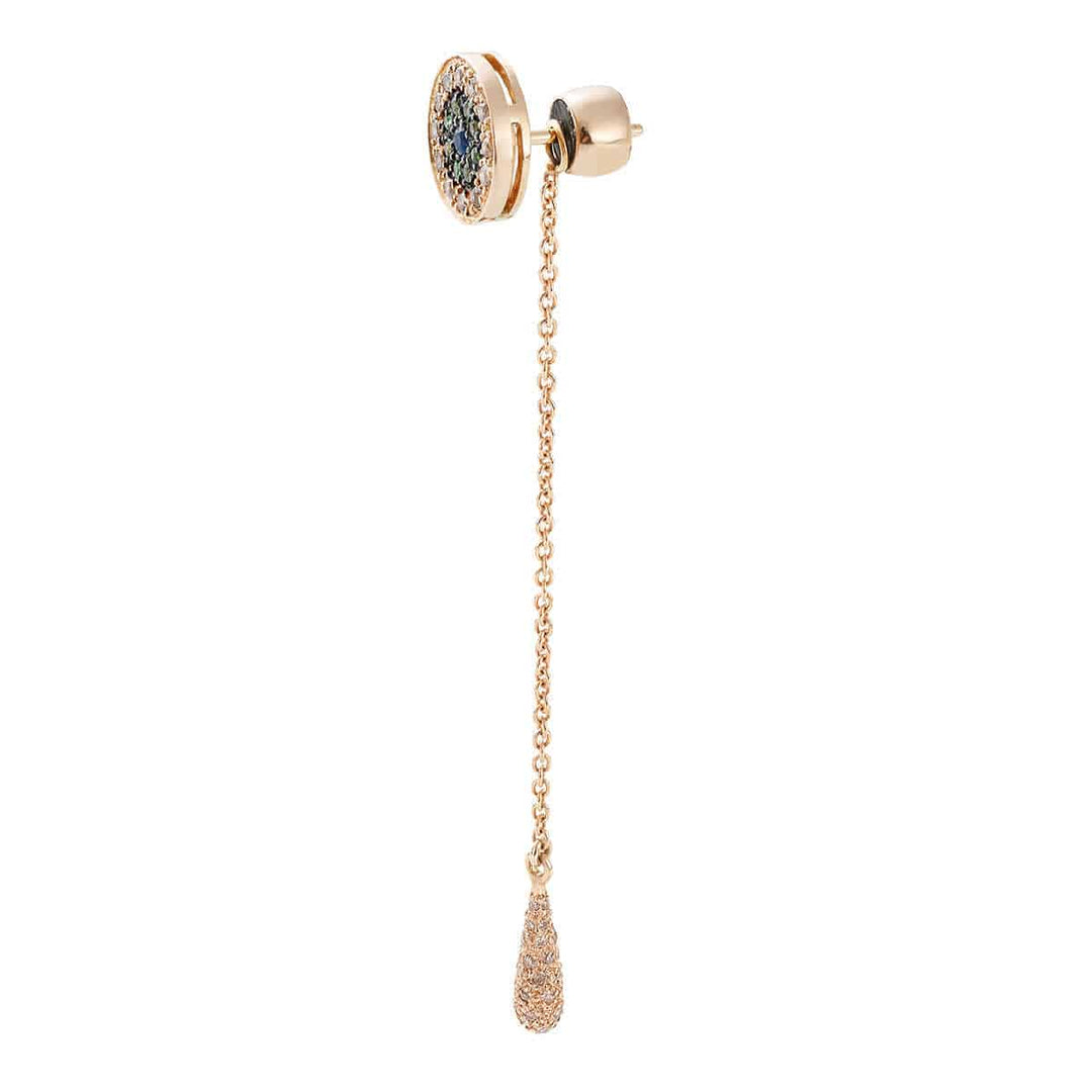Long Tears Stud Earrings - Crying Eyes - Ileana Makri