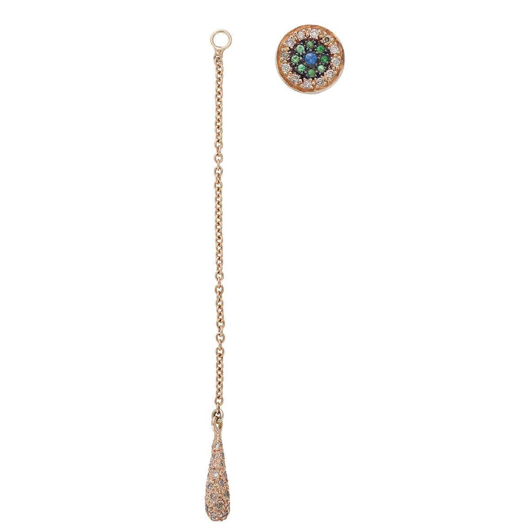 Long Tears Stud Earrings - Crying Eyes - Ileana Makri