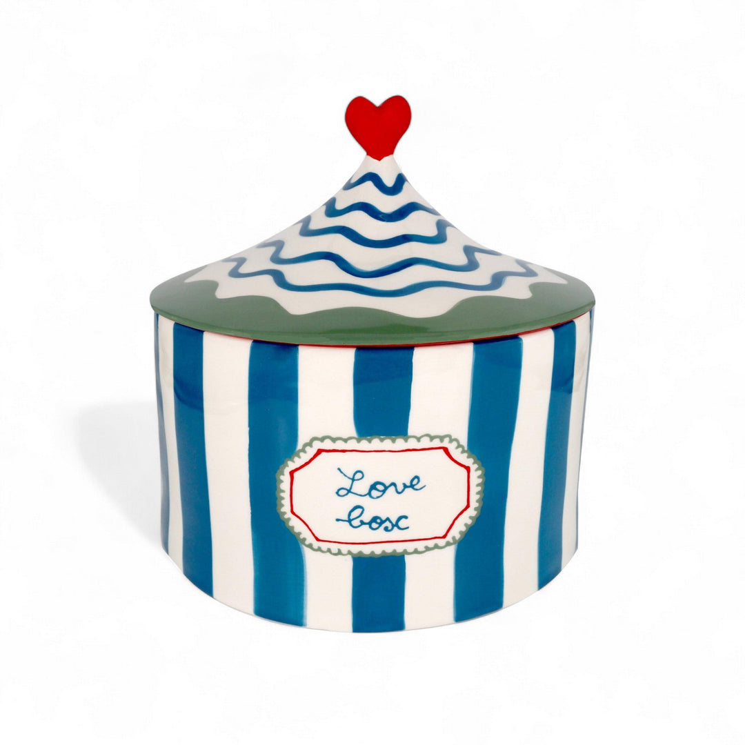 Love Box Blue Stripes & Khaki - Laetitia Rouget - Ileana Makri