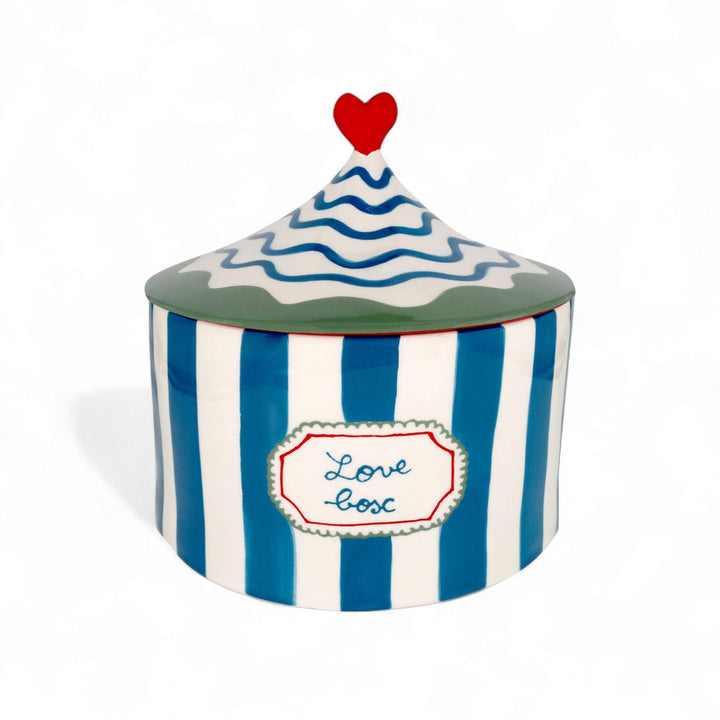 Love Box Blue Stripes & Khaki - Laetitia Rouget - Ileana Makri