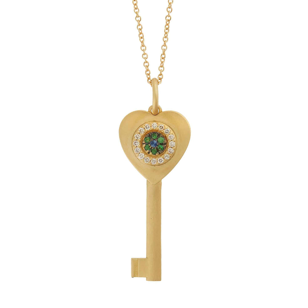 Love Key Pendant - EYE LOVE - Ileana Makri