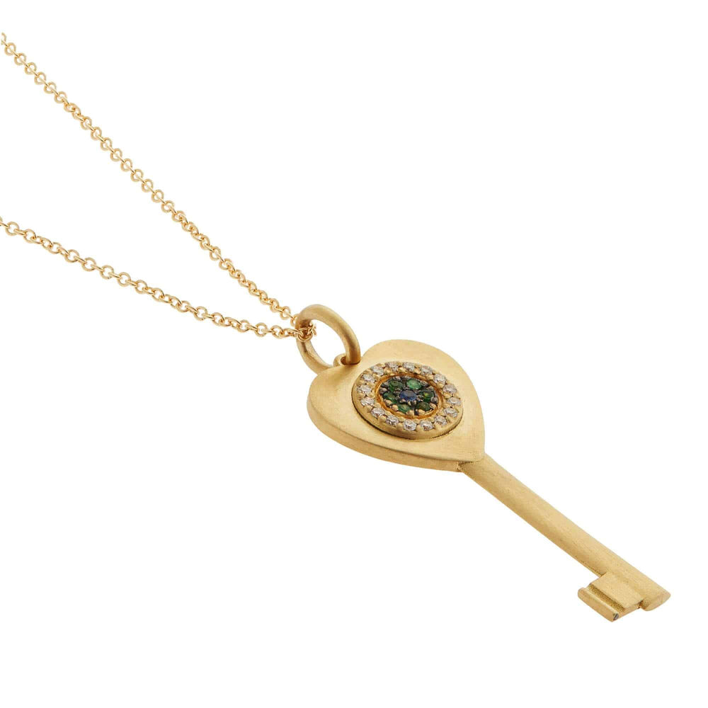Love Key Pendant - EYE LOVE - Ileana Makri