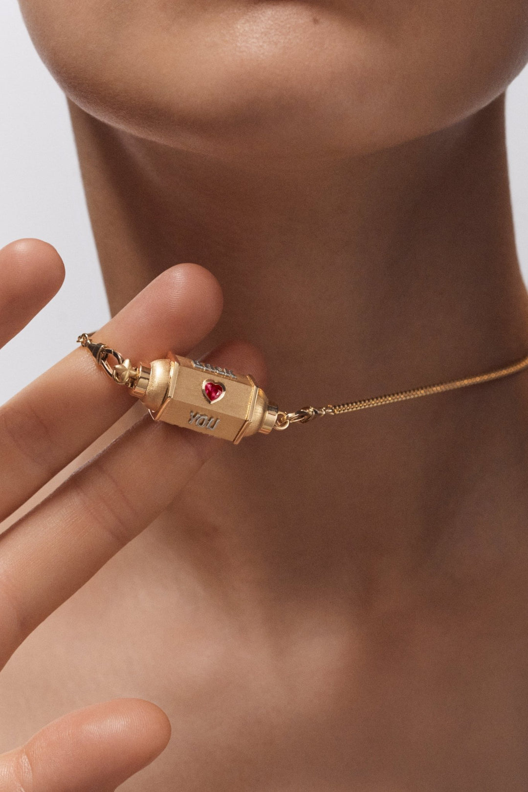 Love You Necklace (42cm) - Marie Lichtenberg - Ileana Makri