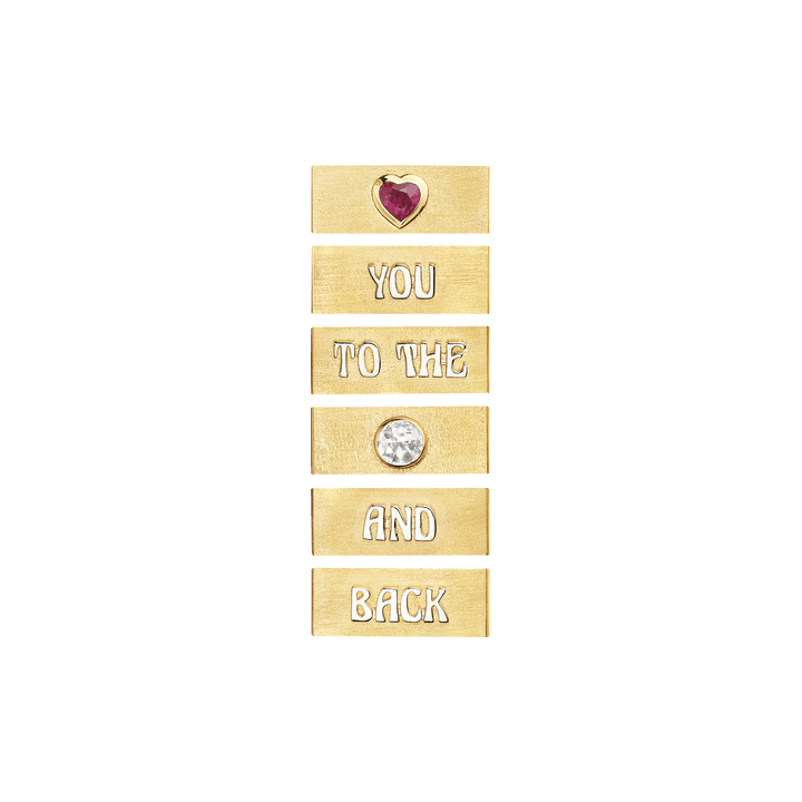 Love You Necklace (42cm) - Marie Lichtenberg - Ileana Makri