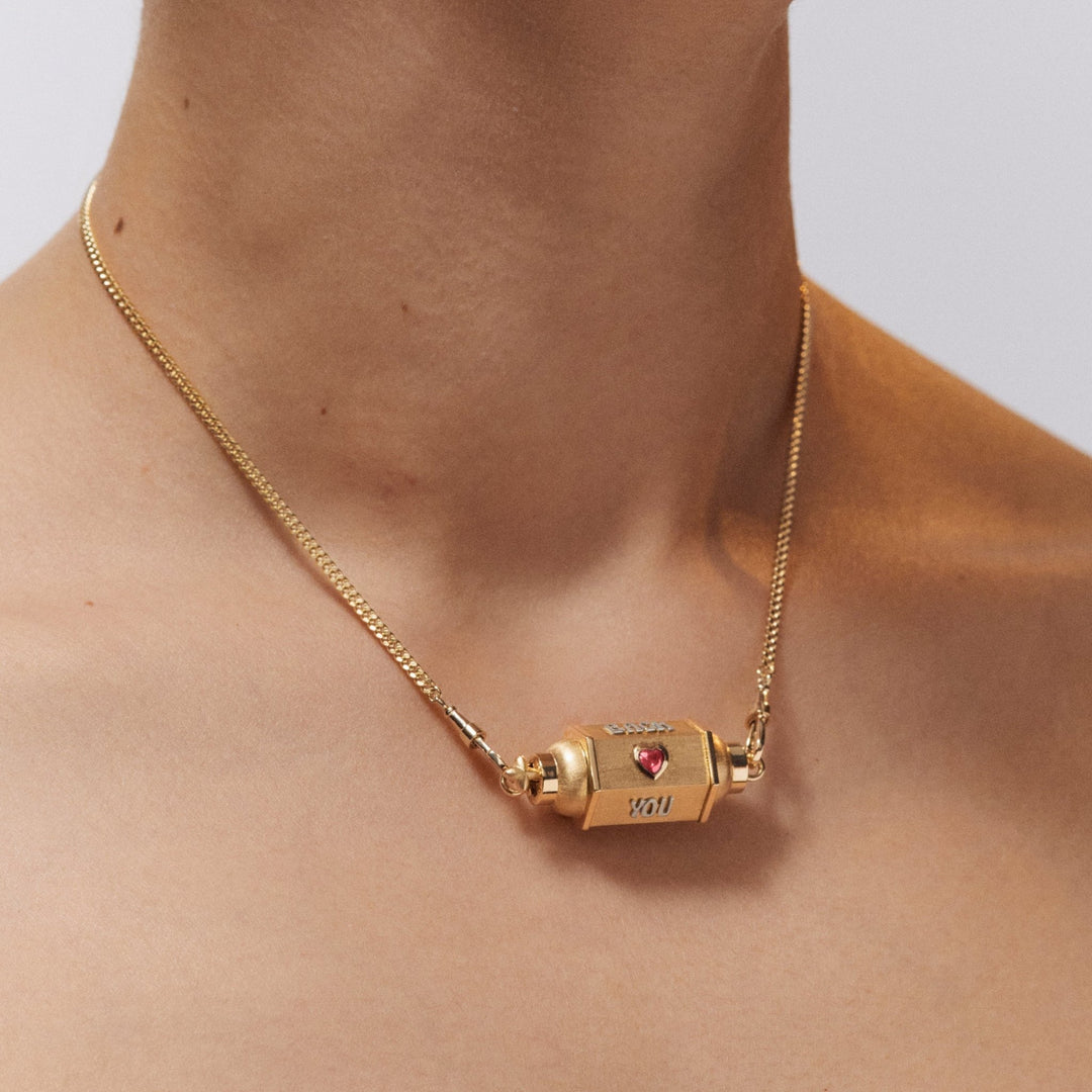 Love You Necklace (42cm) - Marie Lichtenberg - Ileana Makri