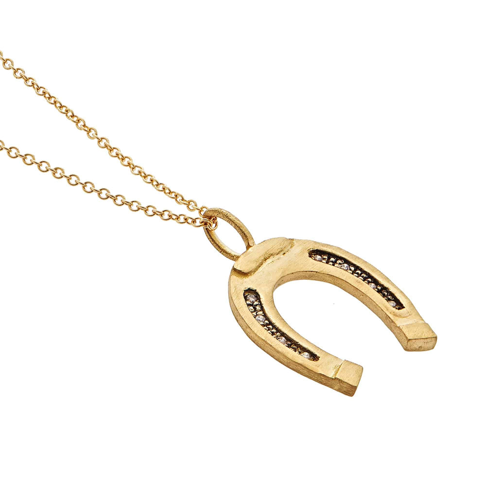 Lucky Horseshoe Pendant - SYMBOLS - Ileana Makri