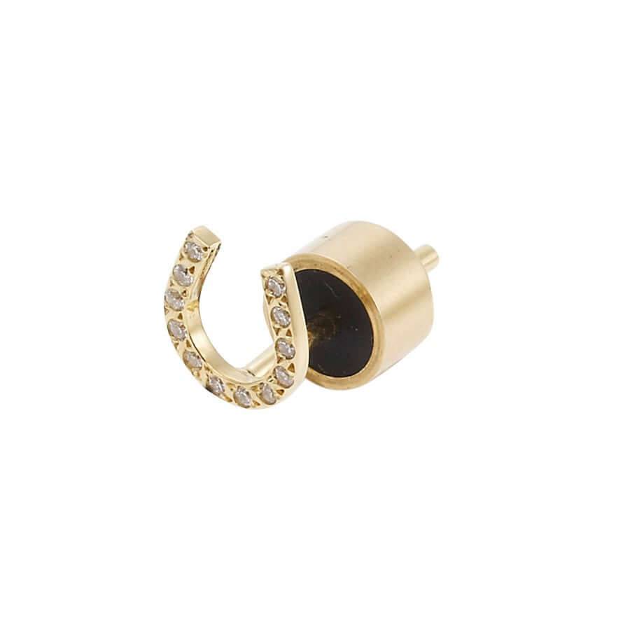 Lucky Horseshoe Studs Y - D - SYMBOLS - Ileana Makri