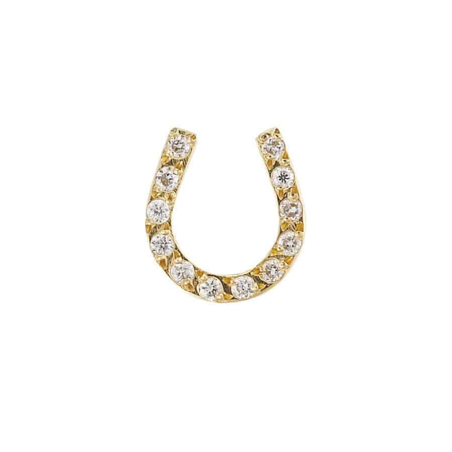 Lucky Horseshoe Studs Y - D - SYMBOLS - Ileana Makri