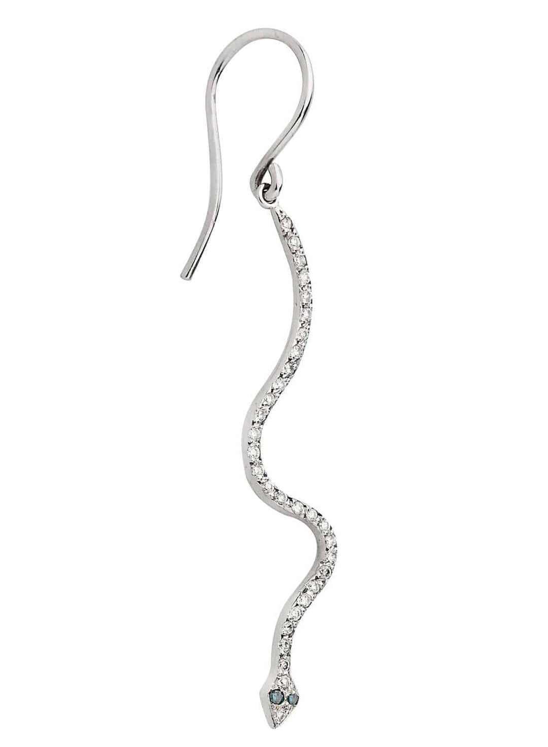 Lucky Snake Earrings W - D - BLUE D - SNAKES - Ileana Makri