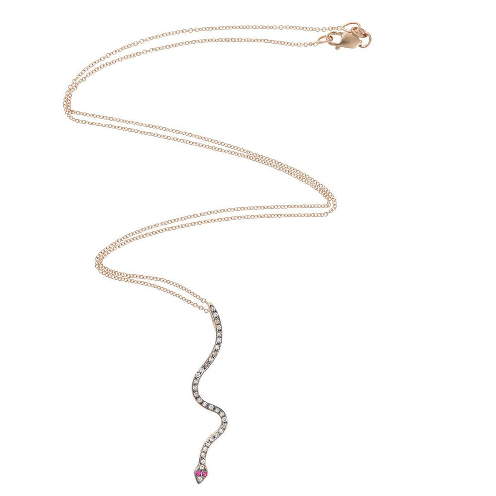 Lucky Snake Ember Pendant - SNAKES - Ileana Makri