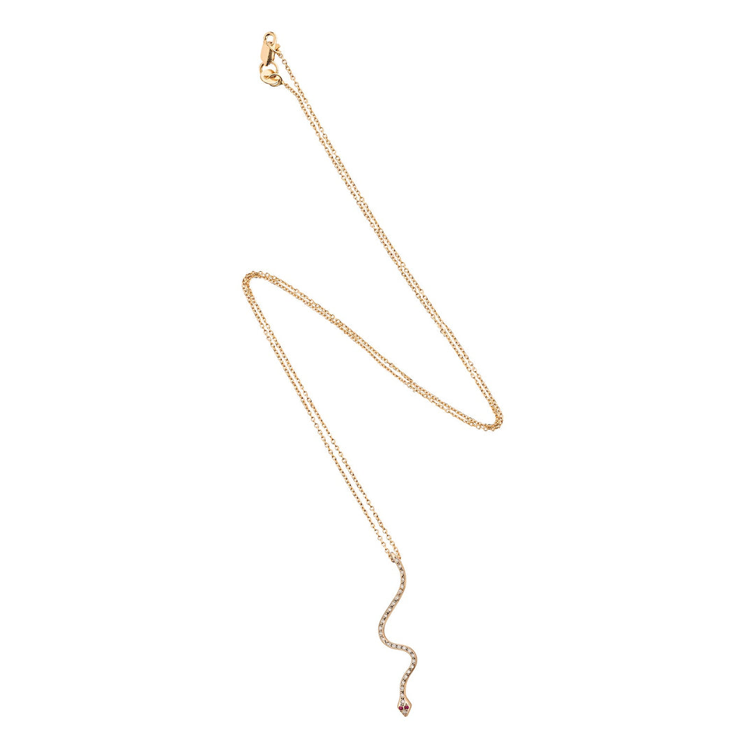 Lucky Snake Radiance Pendant - SNAKES - Ileana Makri