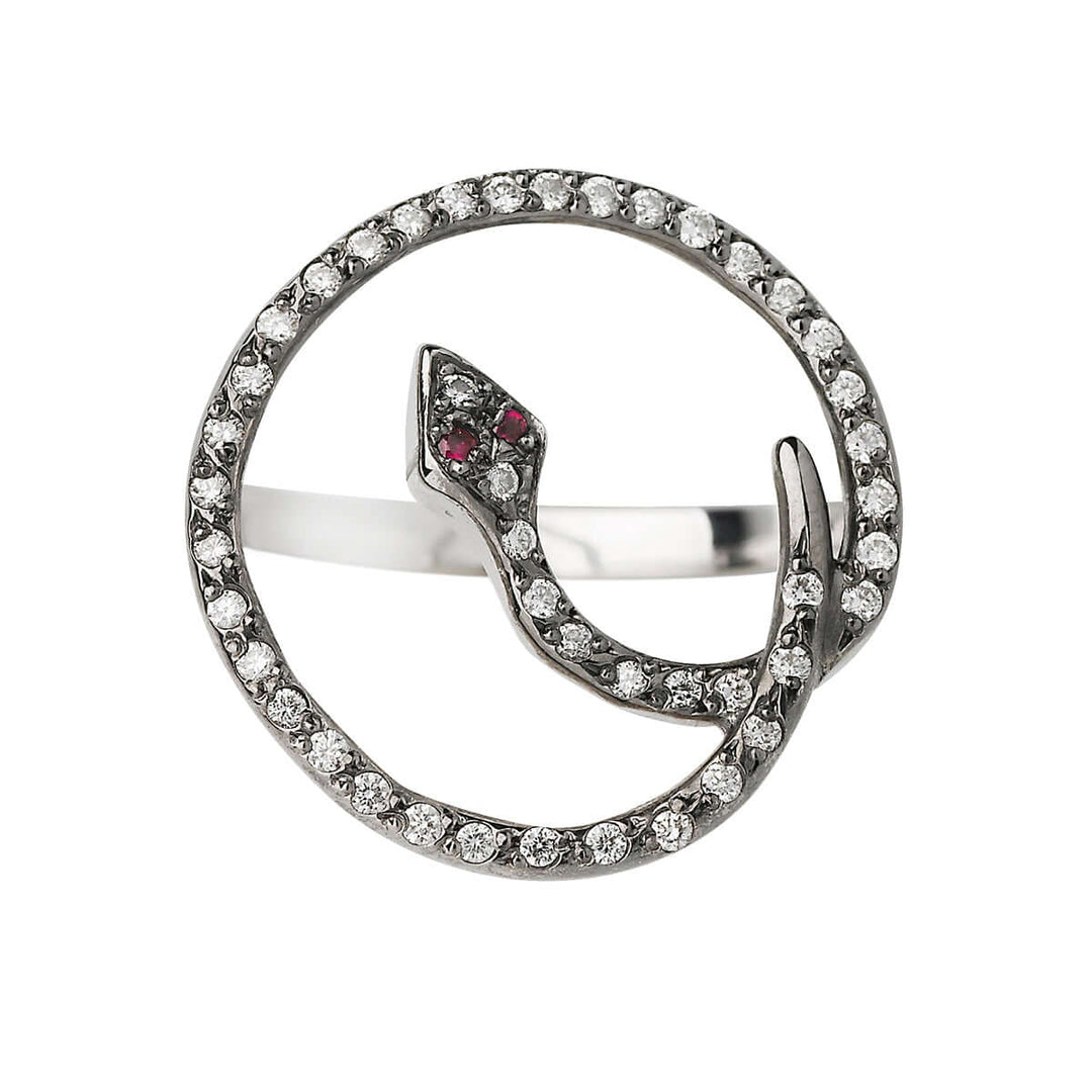 Lucky Snake Ring W - D - Ru - SNAKES - Ileana Makri