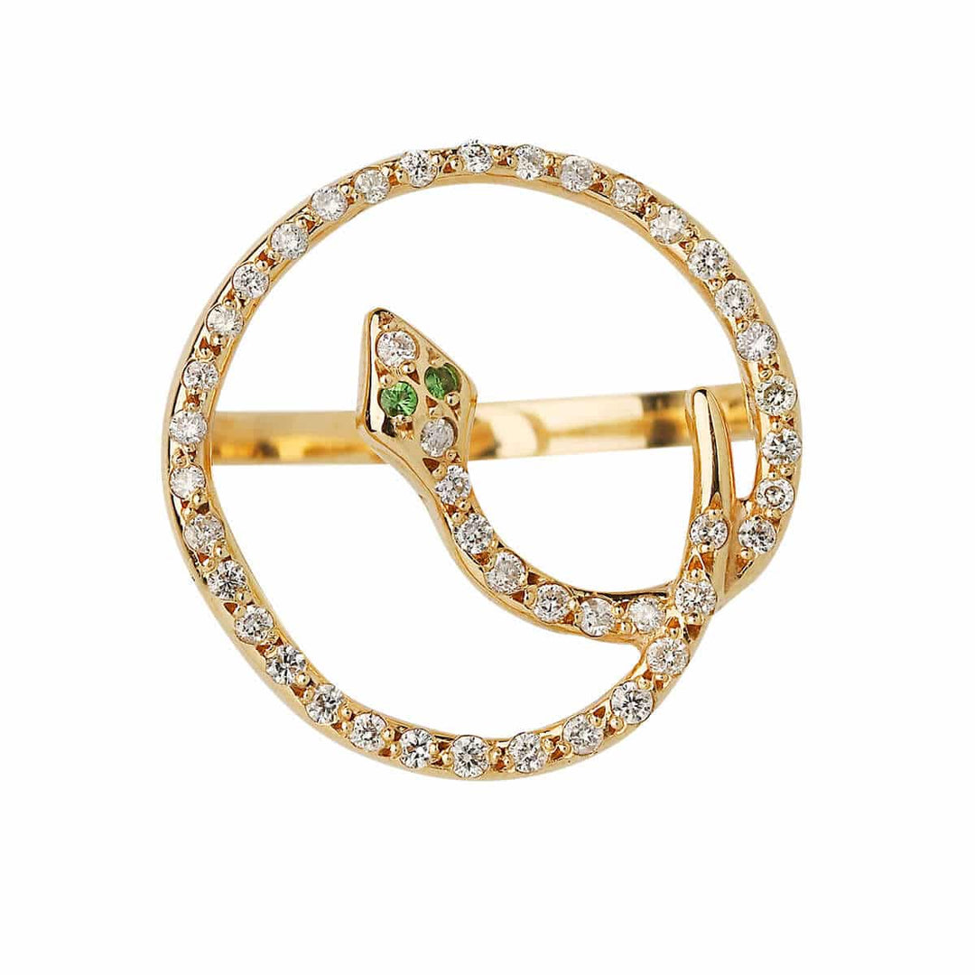 Lucky Snake Ring Y - D - Ts - SNAKES - Ileana Makri