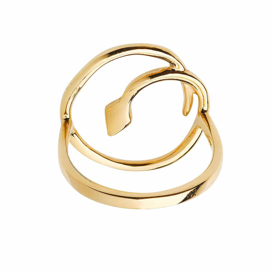 Lucky Snake Ring Y - D - Ts - SNAKES - Ileana Makri