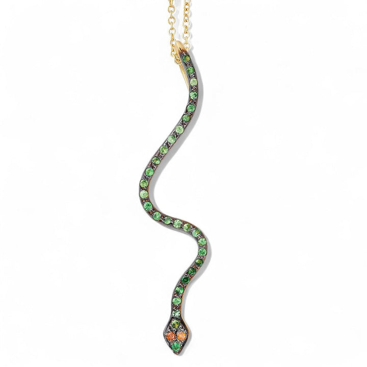 Lucky Snake Verdant Pendant - SNAKES - Ileana Makri