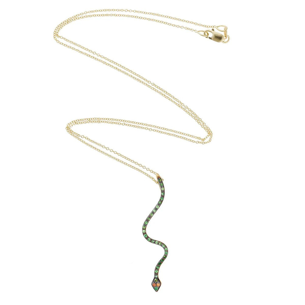 Lucky Snake Verdant Pendant - SNAKES - Ileana Makri