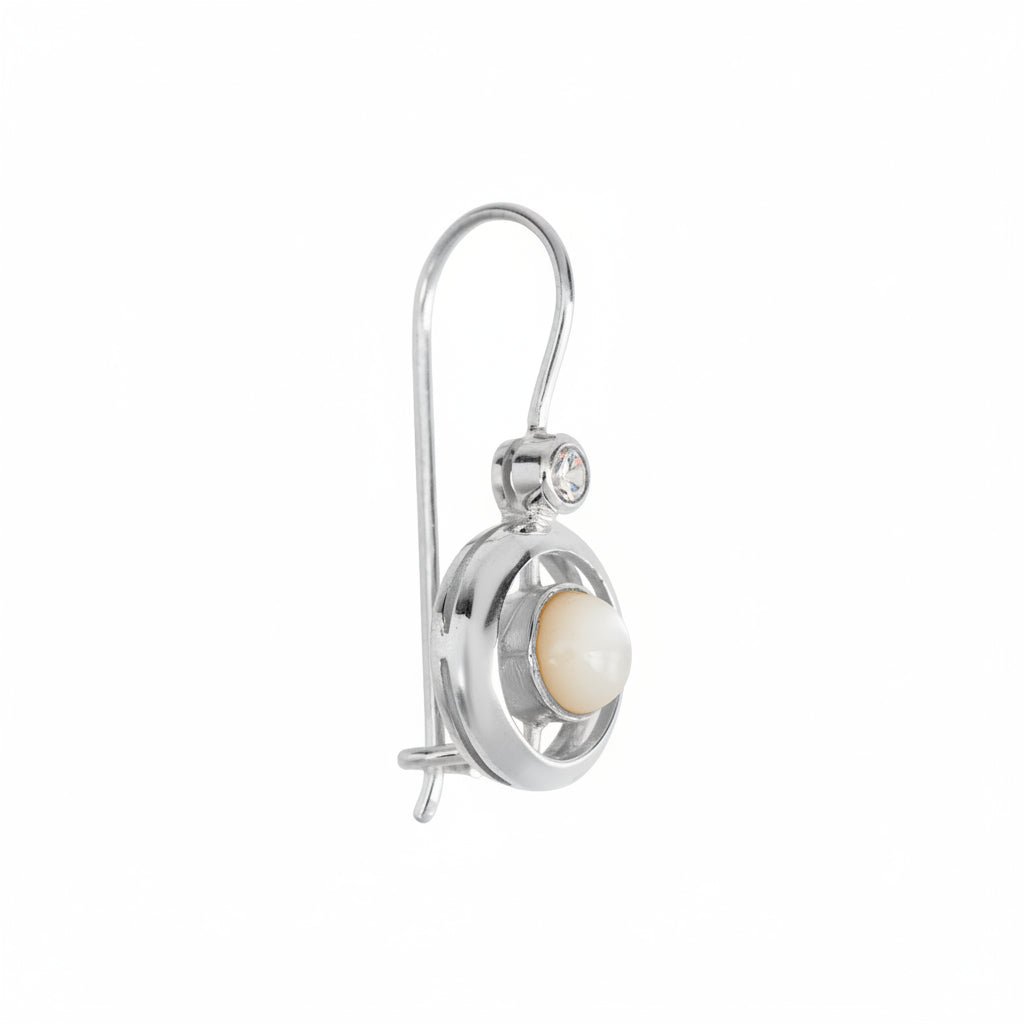 Luna Orbit Earrings SLV - Eye M Core - Ileana Makri