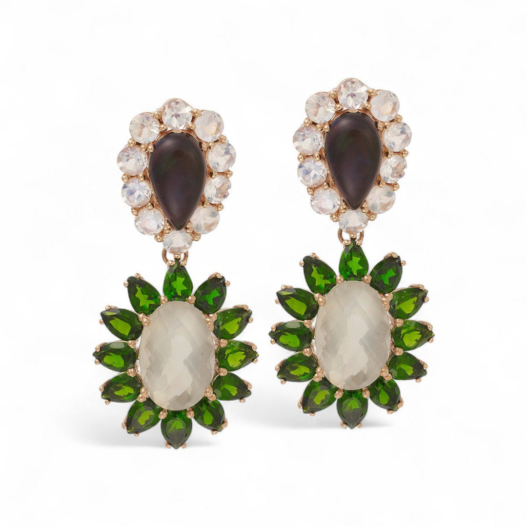 Luna Verde Earrings - OAK - Archive - Ileana Makri