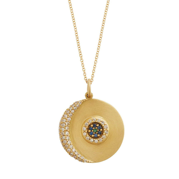 Lunar Eclipse Pendant - EYE LOVE - Ileana Makri store