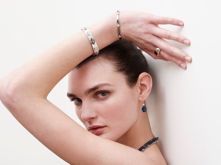 Sapphire Navette Stream Bracelet
