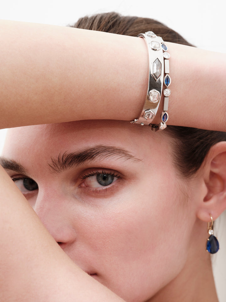 Sapphire Navette Stream Bracelet