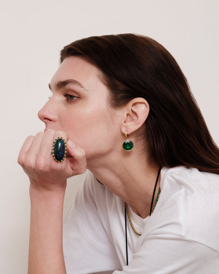 Emerald Sovereign Earrings